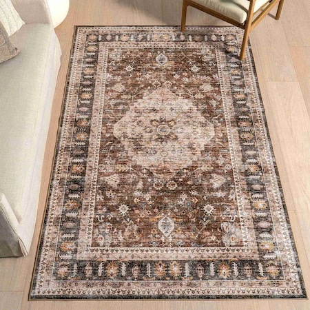 Nuloom Davi Faded Spill Proof Machine Washable Area Rug 2ft 6in x 8ft HJTH03B-2608